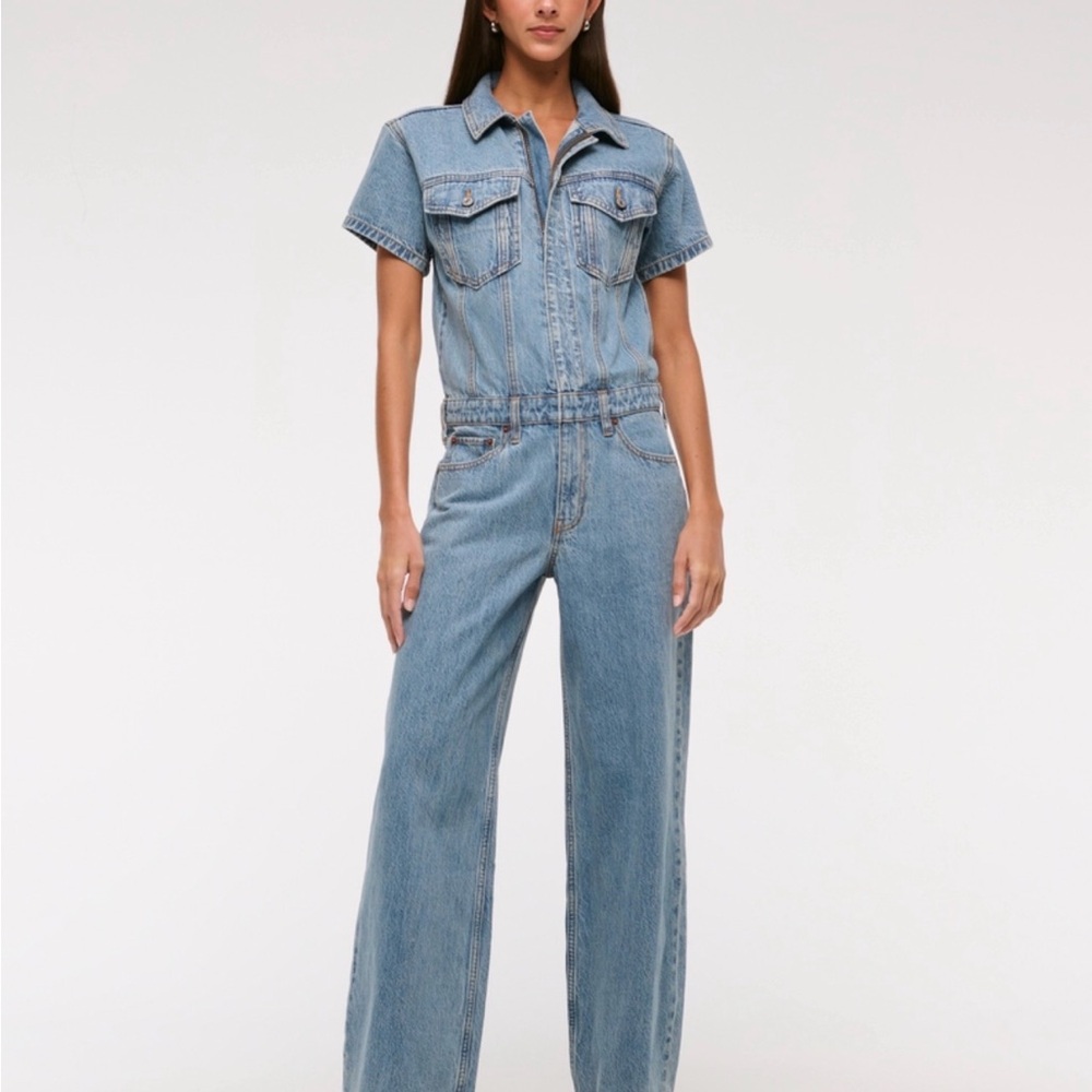 Denim Jumpsuit Jeans - Women